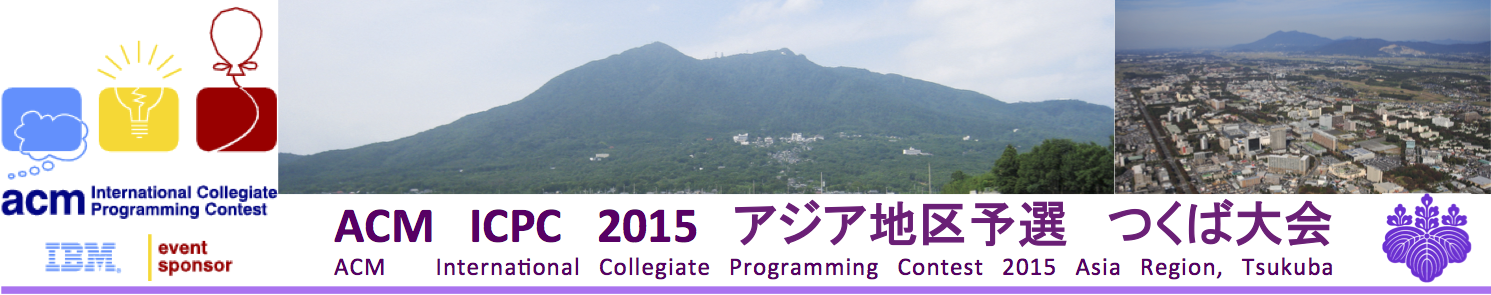 ACM-ICPC 2015 Tsukuba 